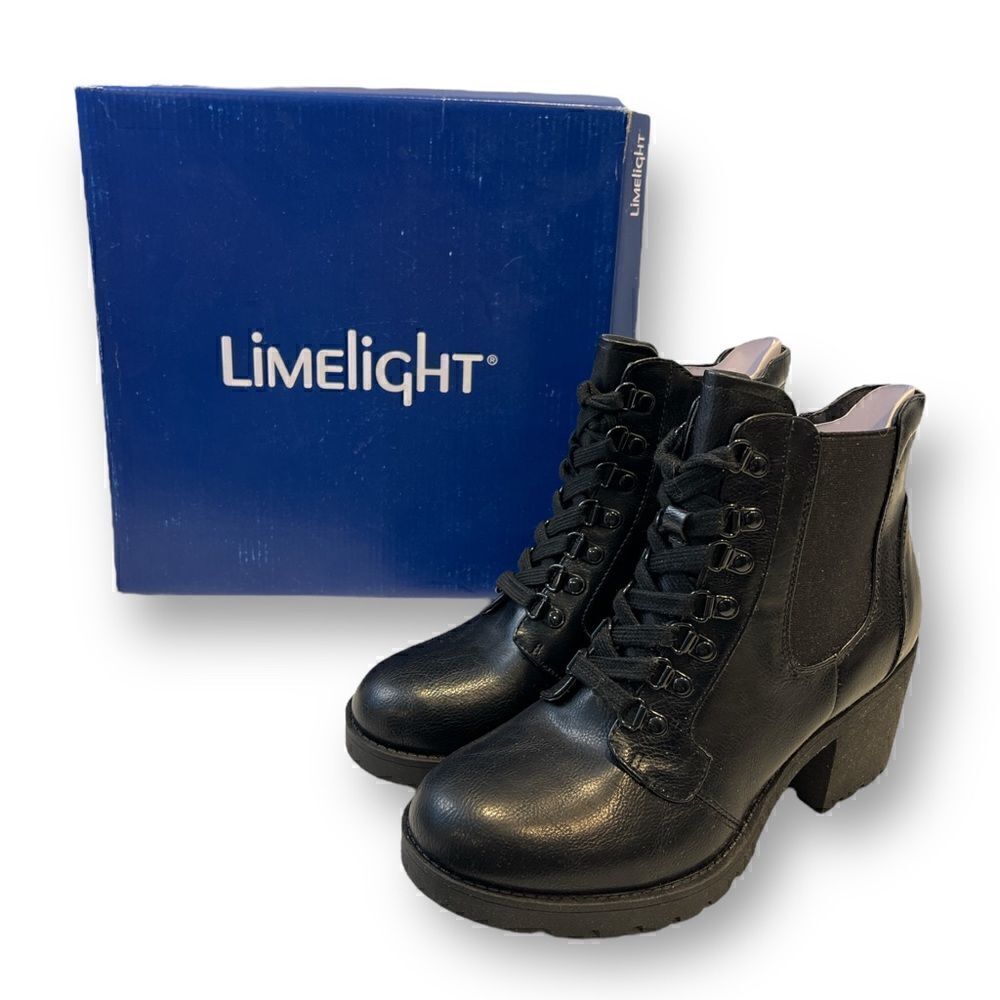 Limelight Benni Black Boots Size 9.5